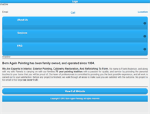 Tablet Screenshot of bornagainpainting.biz